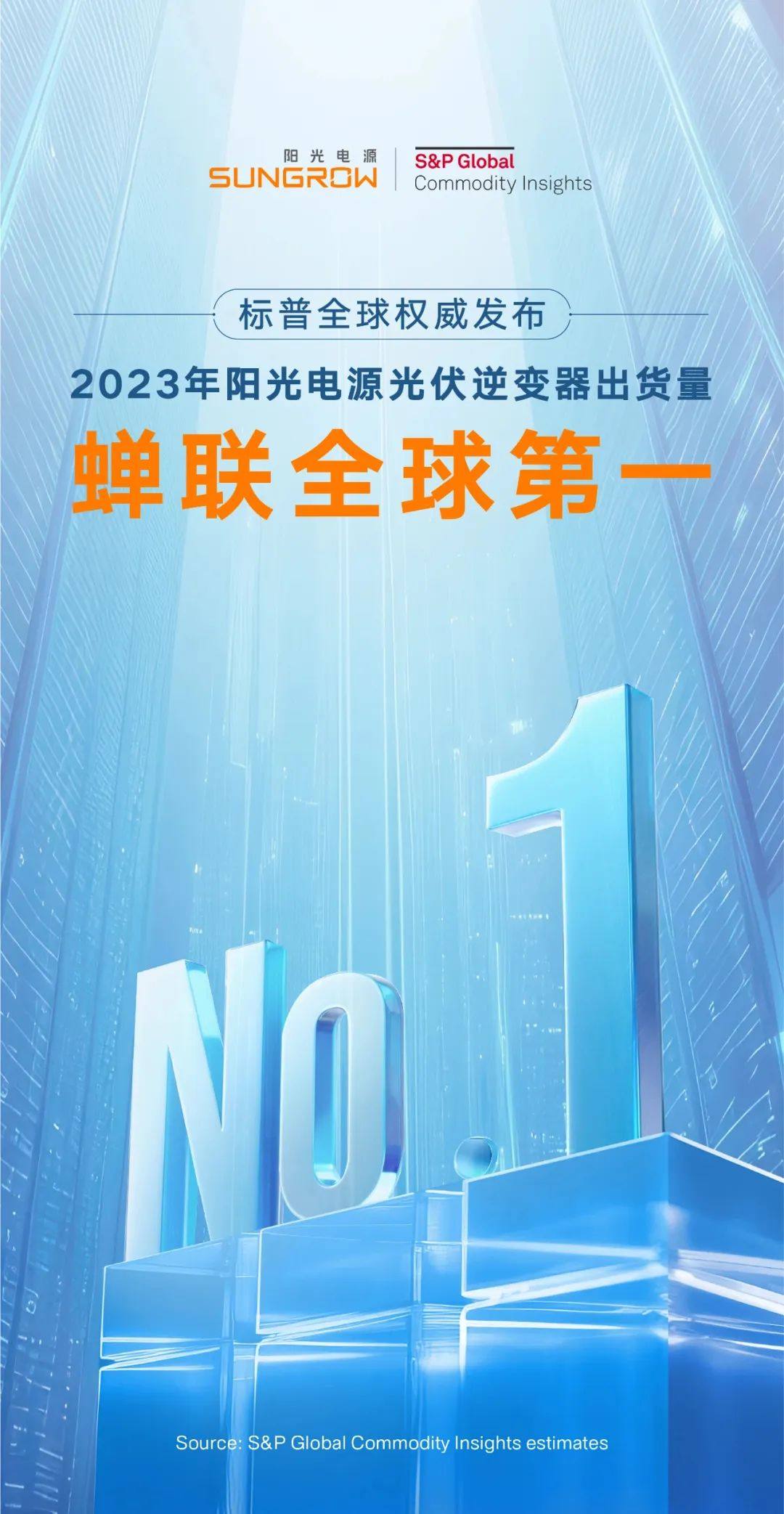 2023年阳光电源逆变器出货量蝉联全球NO.1